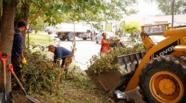 Provincia refuerza acompañamiento en Olavarría y Nueve de Julio tras el temporal