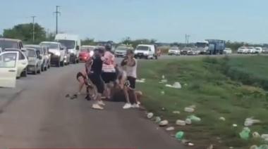 Salvaje pelea en Villa Gesell tras el Enduro del Verano