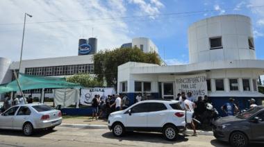 Despedidos de Sancor realizaron una protesta en la planta de Don Torcuato