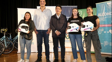 Marinucci visitó Brandsen con una agenda de derechos, prevención y ecomovilidad
