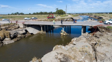 El Ministerio de Infraestructura comenzó con el plan para la reconstrucción de Bahía Blanca