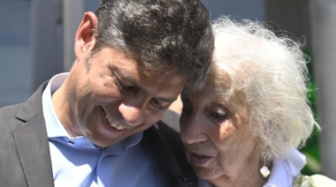 Junto a Estela de Carlotto, Kicillof inauguró la puesta en valor de un excentro de detención