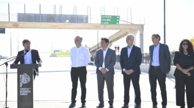 Kicillof inauguró bajada de la Autopista La Plata: "Es una inversión del Estado que facilita el desarrollo de inversiones privadas"