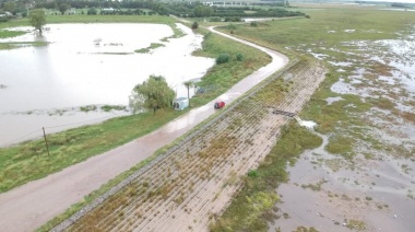 Productores rurales piden retomar las obras en el Río Salado tras un nuevo desborde por las lluvias