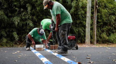 La nuevas obras de asfaltos en Alberti, mejor conexión y circulación