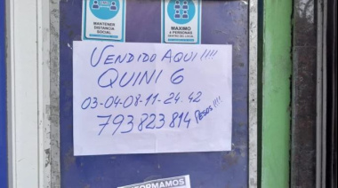 Mar del Plata: ganó casi $800 millones en el Quini 6 y se enteró cuando fue a la agencia a controlar la boleta