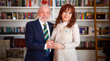 Cristina Kirchner se reunió con Lula Da Silva en su casa del barrio de Constitución