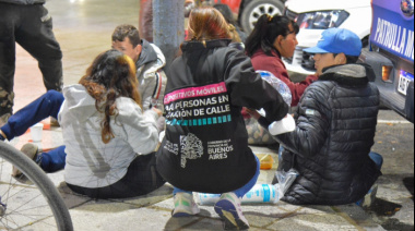 Provincia intensifica la asistencia a personas en situación de calle por el frío