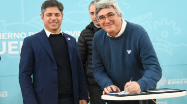 Kicillof y Rodríguez firmaron un convenio para multiplicar una semilla forrajera