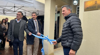 Inauguraron la nueva sede judicial del Juzgado de Paz en Roque Pérez