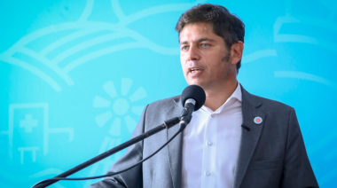 Axel Kicillof: “Hay una boleta que dice Fuerza Patria que es la única que se opone a la política de Javier Milei”