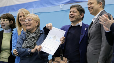 Kicillof en Brown: "Este 7 de septiembre tenemos la oportunidad para frenar a Milei"
