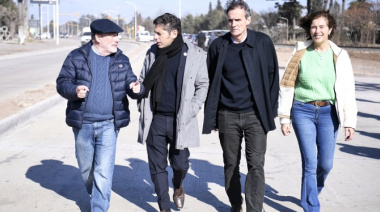 Kicillof y Katopodis habilitaron un tramo de las obras de mejora de la Ruta Provincial N°40