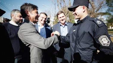 Kicillof puso en funcionamiento patrulleros y motos para reforzar la seguridad en Arrecifes