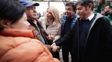 Kicillof: “Milei vino un rato a sacarse una foto, pero no se anima a caminar los barrios de La Matanza”