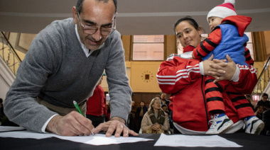 Plan habitacional en Azul: Nelson Sombra presentó subsidios, microcréditos y entrega de terrenos