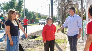 Continúan las obras de asfalto en Presidente Derqui