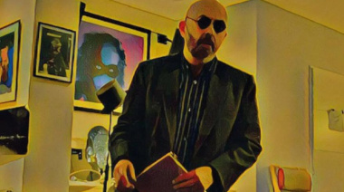 El Indio Solari sorprende con su arte digital en el Teatro Argentino de La Plata