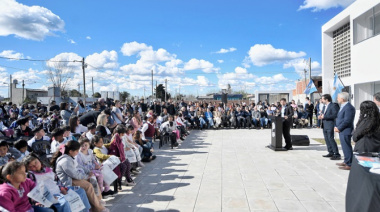 Kicillof presentó un programa para el cuidado de la salud de jóvenes en edad escolar