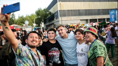 Achával acompaña a la comunidad en las Fiestas Patronales de Pilar
