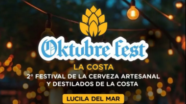 Lucila del Mar vive la segunda edición del Oktubre Fest La Costa