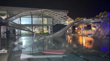 Violento temporal en el centro bonaerense: lluvias, rayos y techos volados