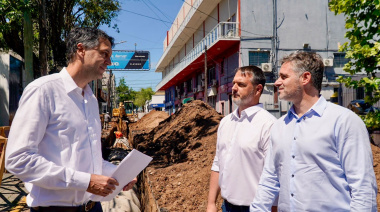 Avanza la obra hidráulica que transformará el centro de Pilar