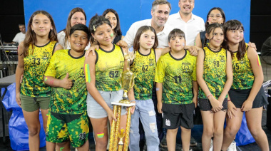 Achával: "Vamos a seguir generando estos espacios, porque permiten que los jóvenes puedan formarse a través de los valores del deporte"