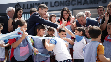 Kicillof: “En la Provincia, ningún pibe puede quedarse sin escuela”