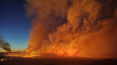 Incendio fuera de control en Villarino: más de 5.600 hectáreas afectadas