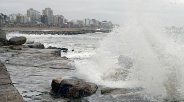 Alerta amarilla por vientos intensos en gran parte de la costa bonaerense