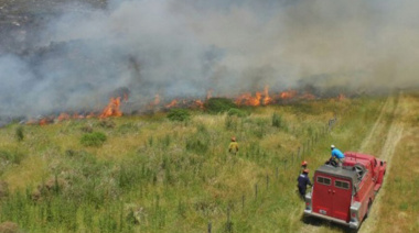 Proponen más fondos para bomberos ante la ola de incendios en Bahía Blanca
