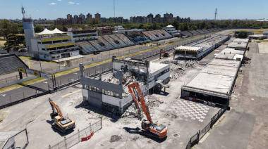 Comenzaron los trabajos de demolición en el autódromo de Buenos Aires