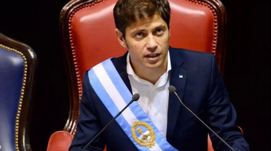 Kicillof abre las sesiones en medio de un paro y con críticas al ajuste del Gobierno nacional
