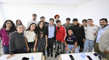 Kicillof inauguró el nuevo edificio escolar en Tandil: “Tenemos a la educación pública como prioridad"