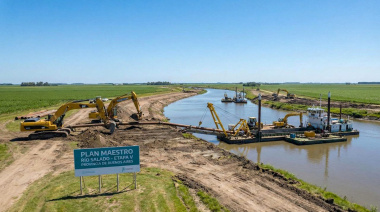 Inundaciones: la Provincia "apura" a Nación para que reactive una obra clave