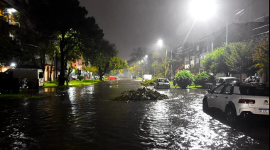 Temporal en la Provincia: destrozos, cortes de luz y ciudades bajo el agua
