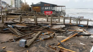 Monte Hermoso busca reconstruir su paseo costero tras el fuerte temporal