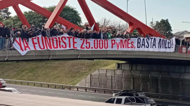 Milei y una nueva protesta de PyMEs, gremios y trabajadores en la calle
