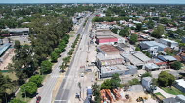 Pilar: avanza una obra sobre la Ruta Provincial 8 para mejorar la circulación