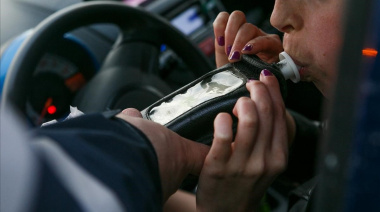Conductor dio positivo en un control de alcoholemia y el resultado superó el límite máximo
