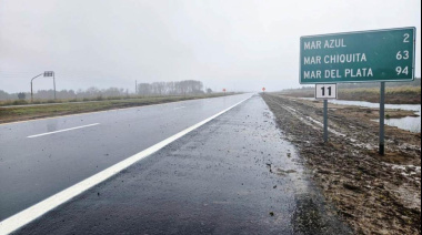 La Ruta 11 entre Villa Gesell y Mar Chiquita estará lista para el verano