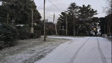Nevadas en el sudeste bonaerense: qué localidades registraron nieve