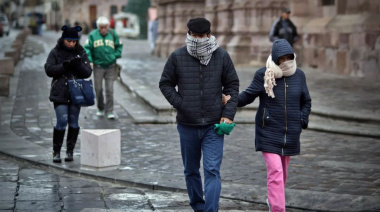 Anuncian lluvias intensas y heladas de hasta -5 grados en la provincia