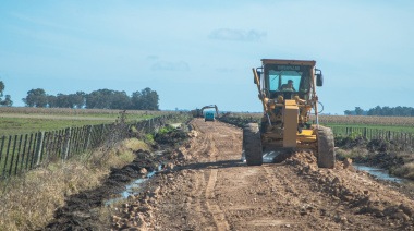 Puerto Quequén contrató máquinas con fondos propios para arreglar la RN 228