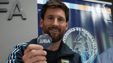 La UBA distinguió a Lionel Messi con el Doctorado Honoris Causa