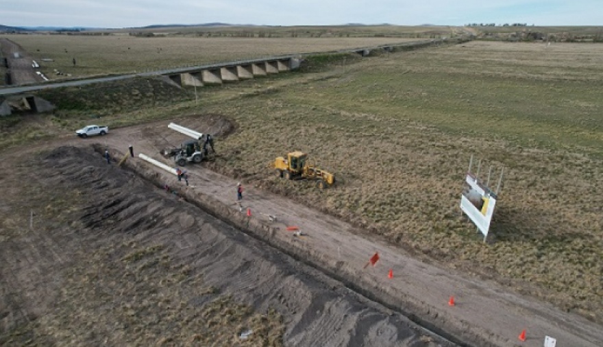 Bahía Blanca: avanza la obra en el Dique Paso de las Piedras - Planta Grünbein