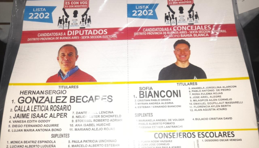 Una lista se retira de las elecciones por un error en la impresión de las boletas