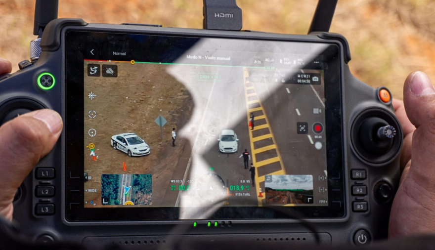La Provincia incorpora IA y drones para detectar a conductores que usan el celular