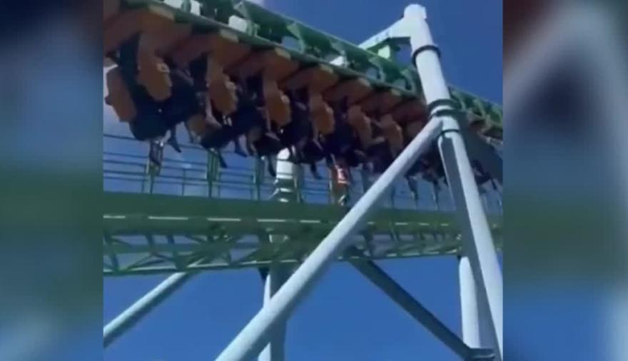 Tigre: el susto en plena montaña rusa que se volvió viral en TikTok